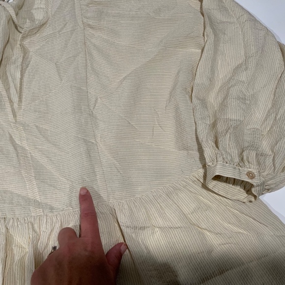 ANINE BING Madison Tiered Silk Blend Mini Dress - Picture 9 of 9